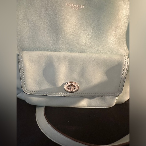 Coach Legacy Courtney mint green vintage crossbody bag with wallet - Picture 5 of 13